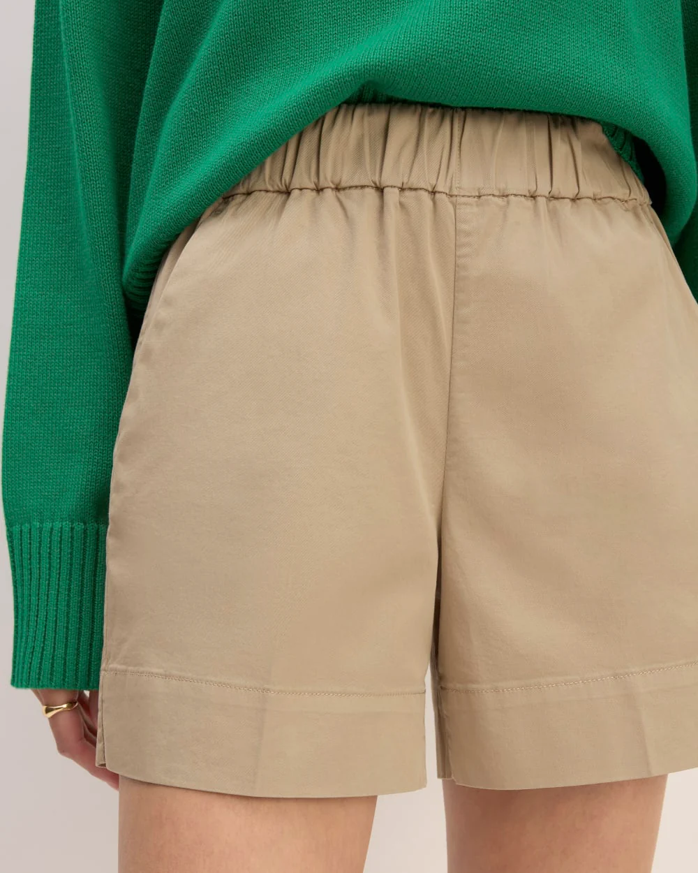 The Easy Short | Trench Coat Khaki - Image 4