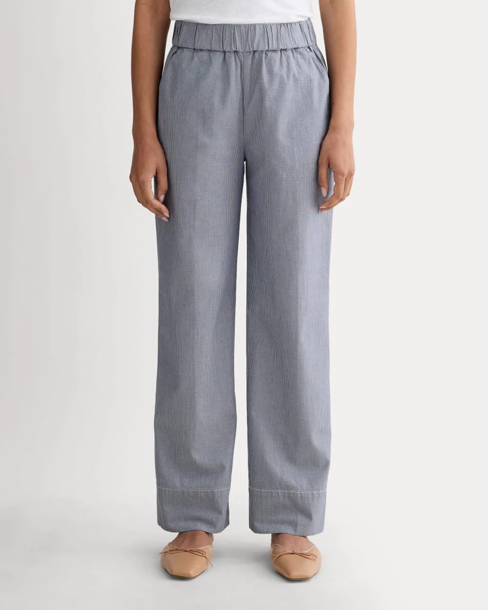 The Easy Pant | Dark Denim Pinstripe - Image 3
