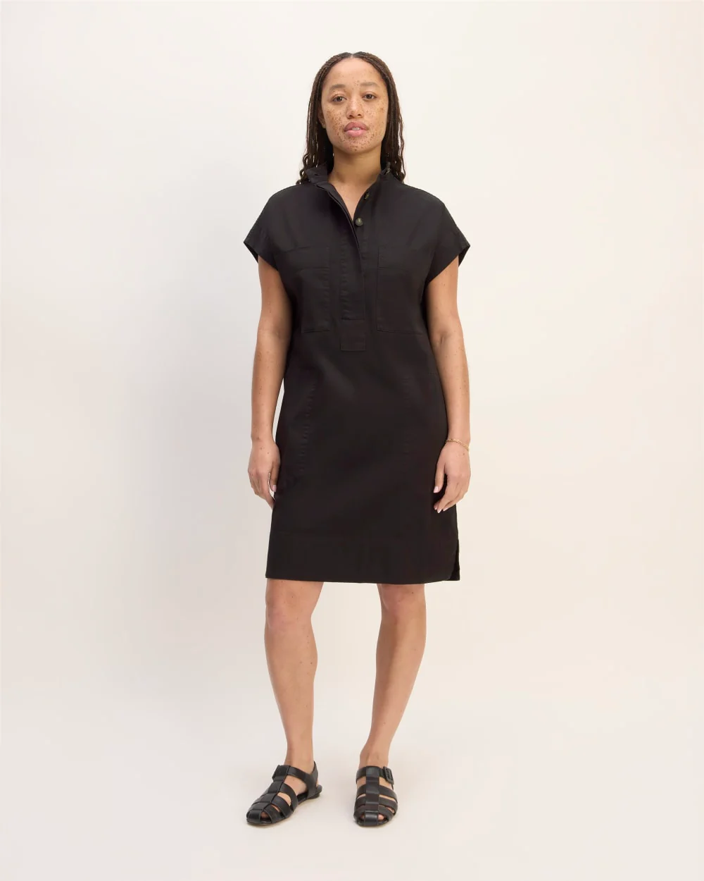 The Easy Workwear Dress | Black - Image 3
