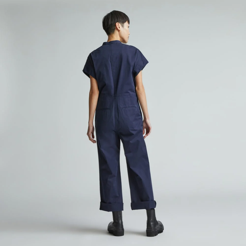 The Easy Workwear Jumpsuit | Navy - Image 3