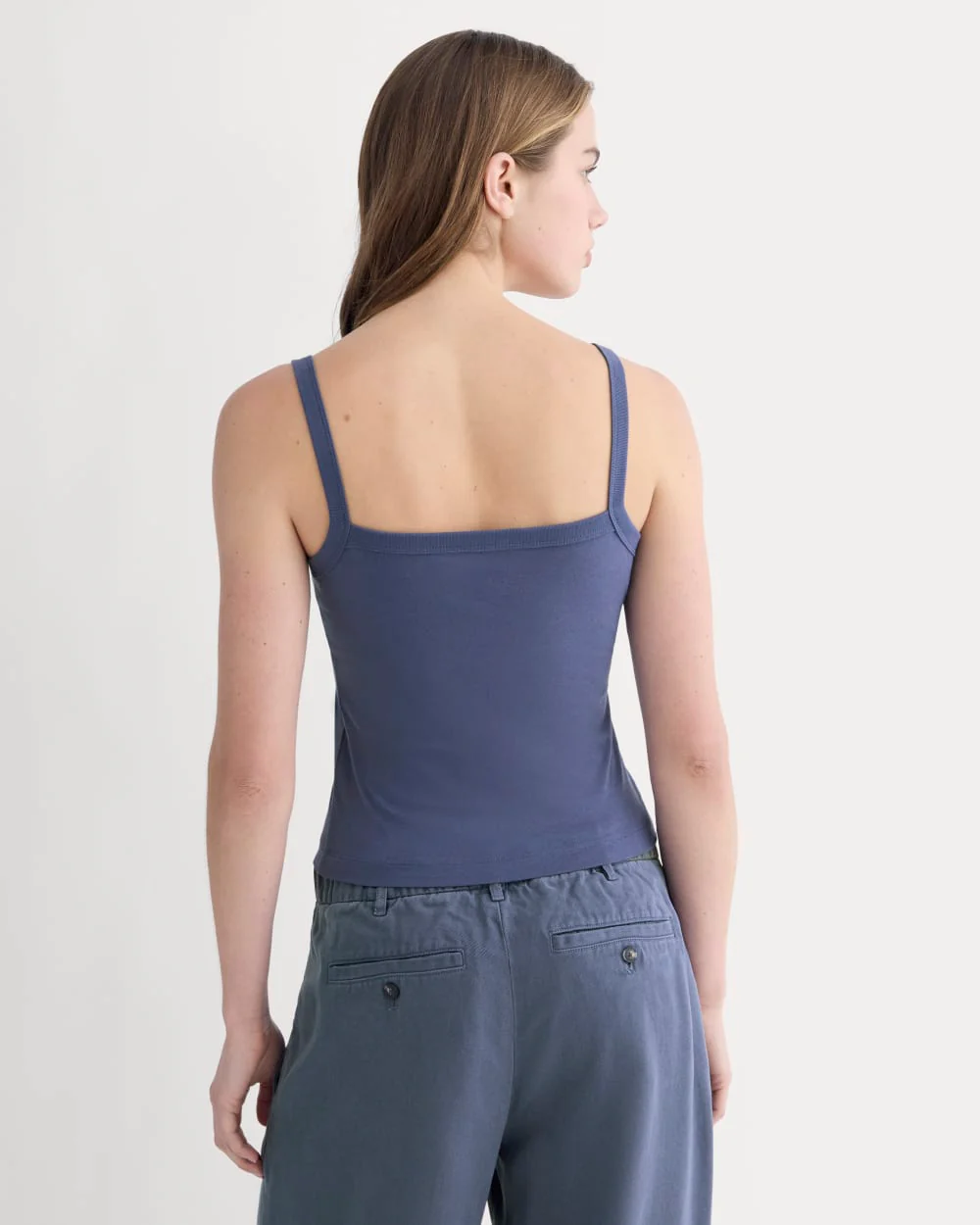 The Essential Square-Neck Tank | Deep Cobalt - Image 5