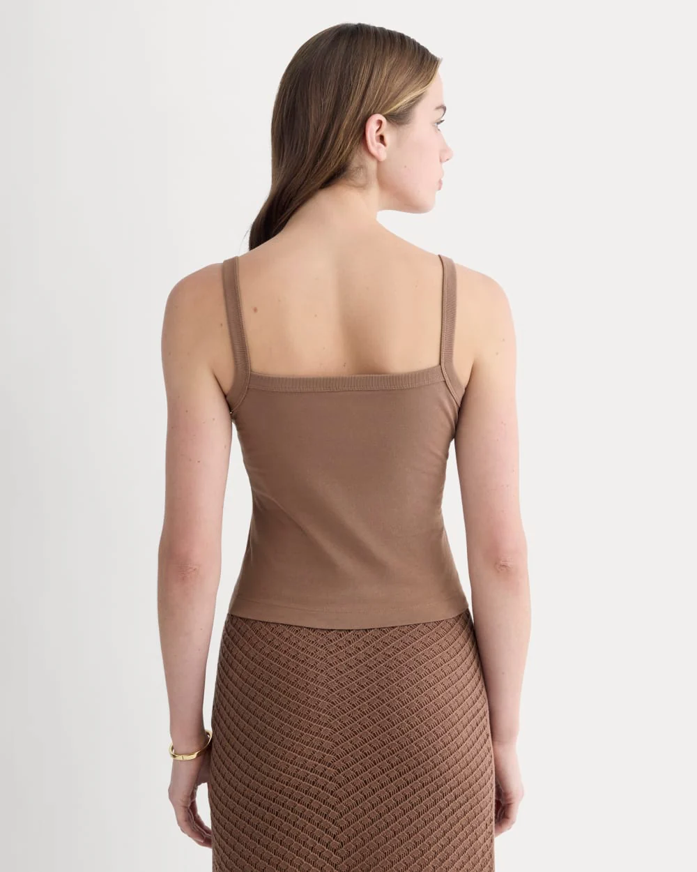 The Essential Square-Neck Tank | Mocha - Image 5
