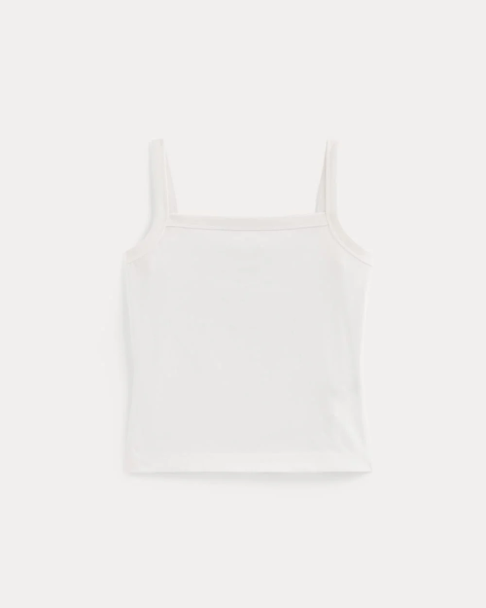 The Essential Square-Neck Tank | White - Image 2