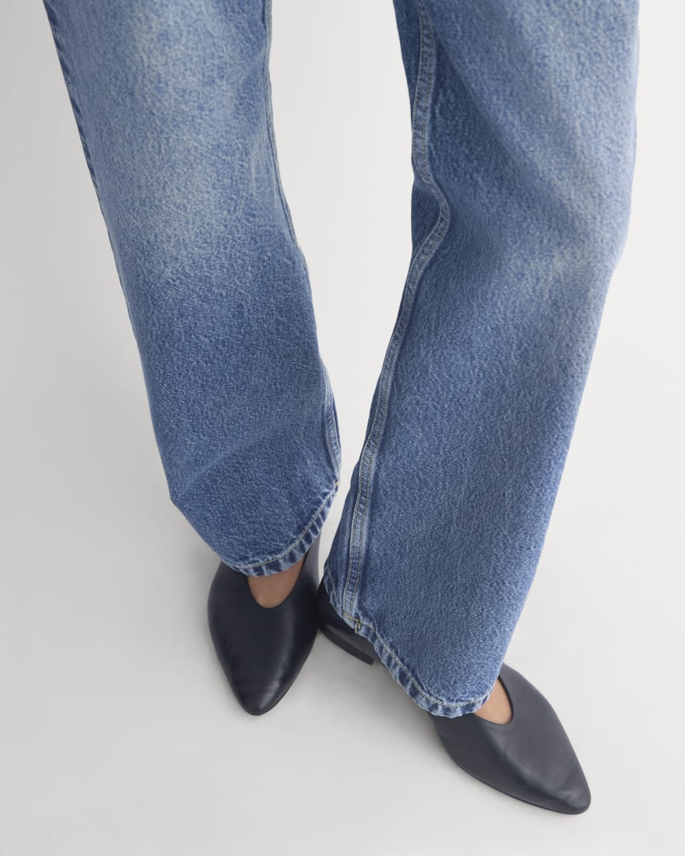 Everlane x Elena Bonvicini La Brea Low-Rise Baggy Jean | Blue Bird Indigo - Image 6