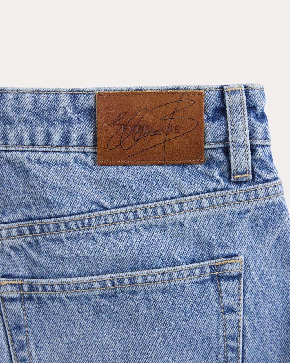 Everlane x Elena Bonvicini Thalia Mini Skirt | Crystal Cove Indigo - Image 7