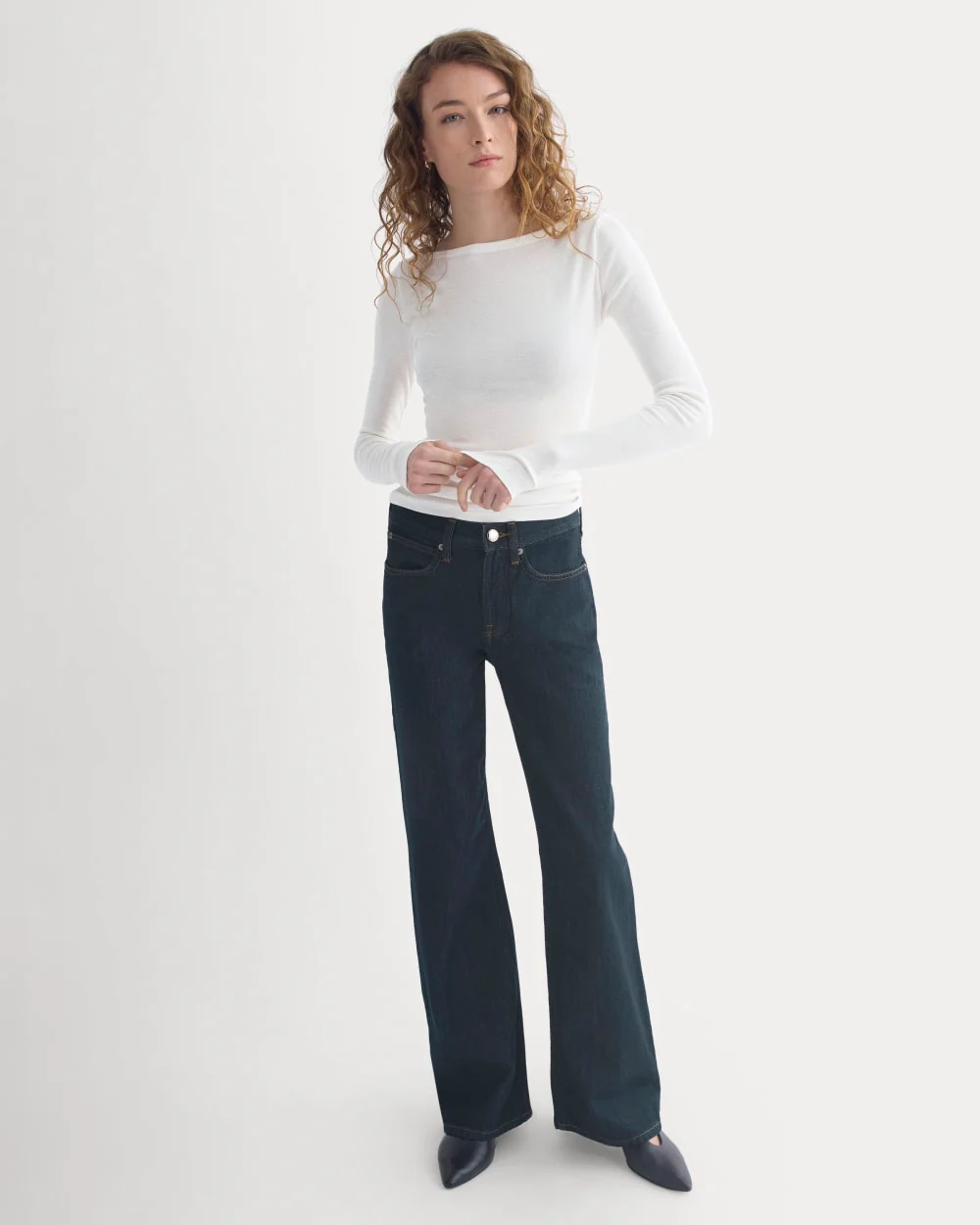 Tissue Boatneck Top | Bone - Image 3