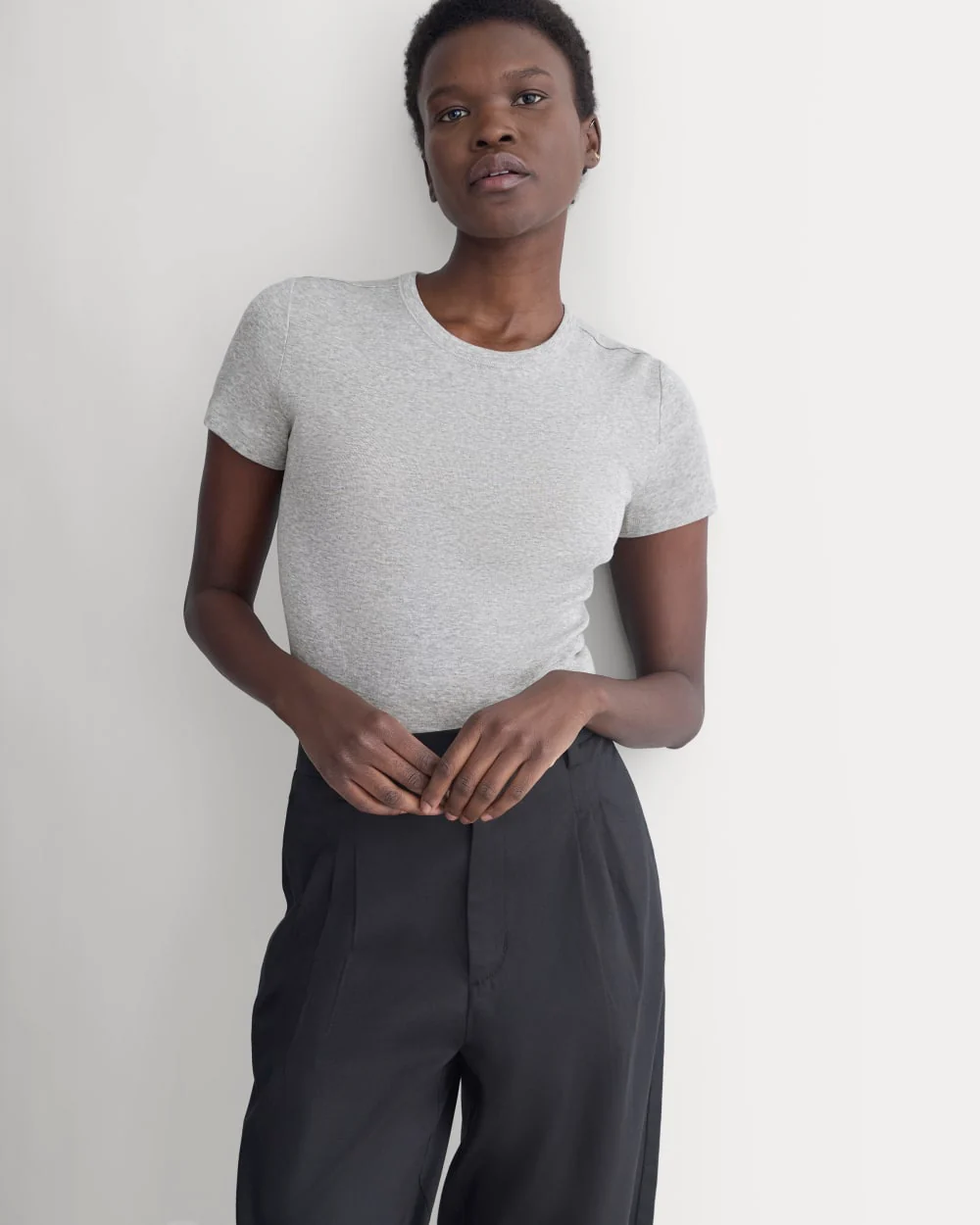 Tissue Short-Sleeve Crew | Heathered Grey - Image 4