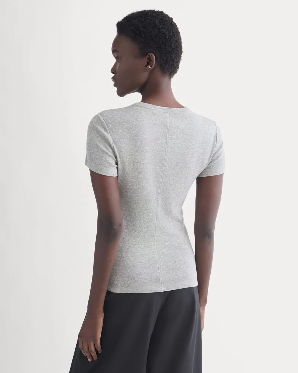 Tissue Short-Sleeve Crew | Heathered Grey - Image 5