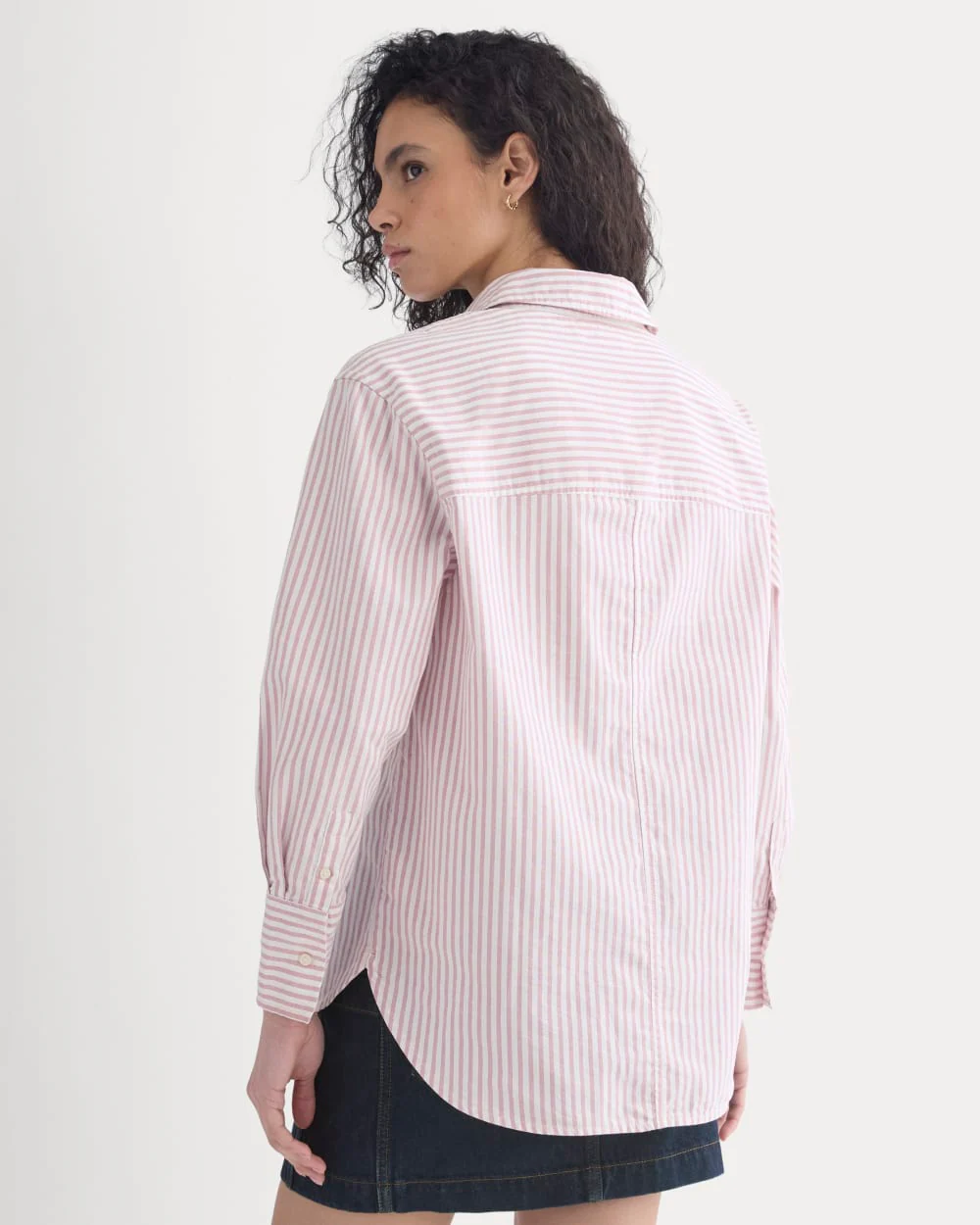 Everyday Oxford Shirt | Bone/Heather Rose - Image 5