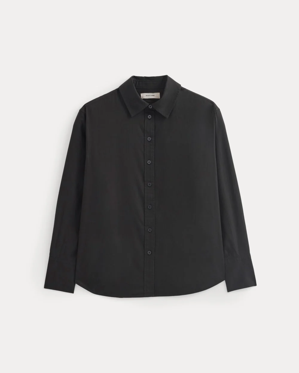 Everyday Shirt in Silky Cotton | Black - Image 2