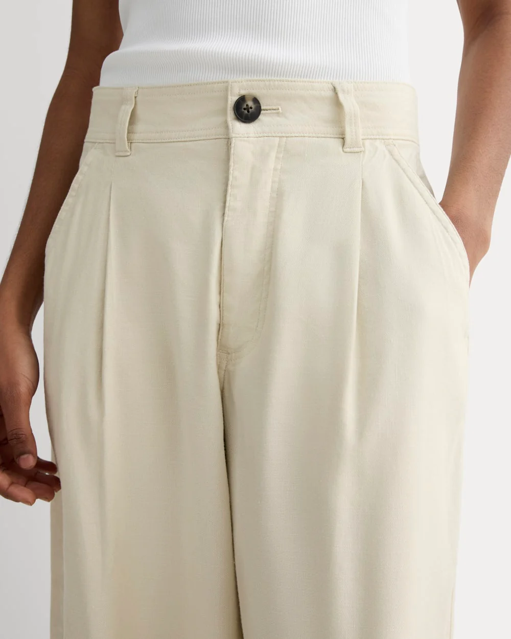 The Everywhere Pant in Stretch Linen | Birch - Image 4