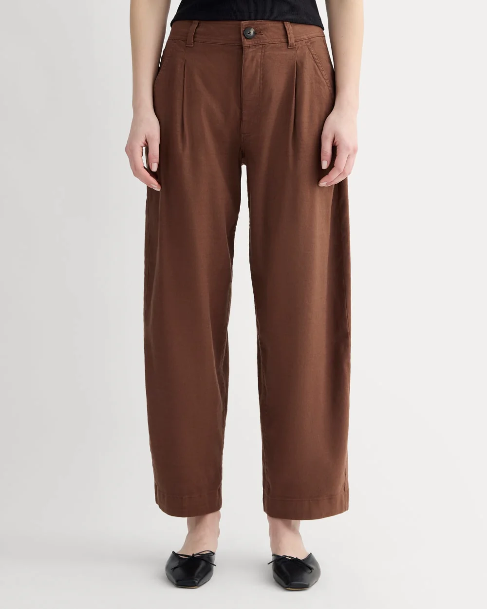 The Everywhere Pant in Stretch Linen | Cedarwood - Image 3
