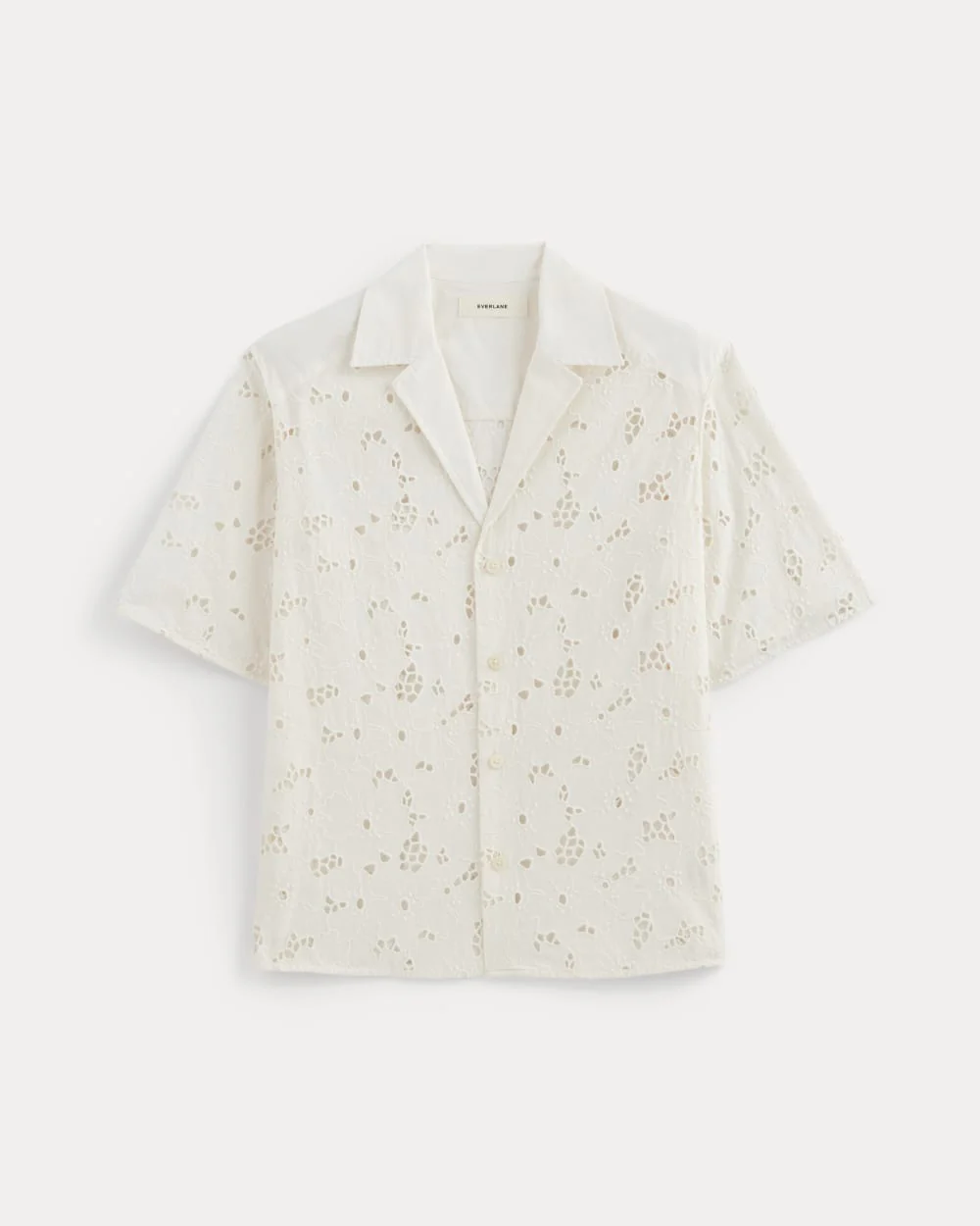 The Eyelet Camp Shirt | Bone - Image 2