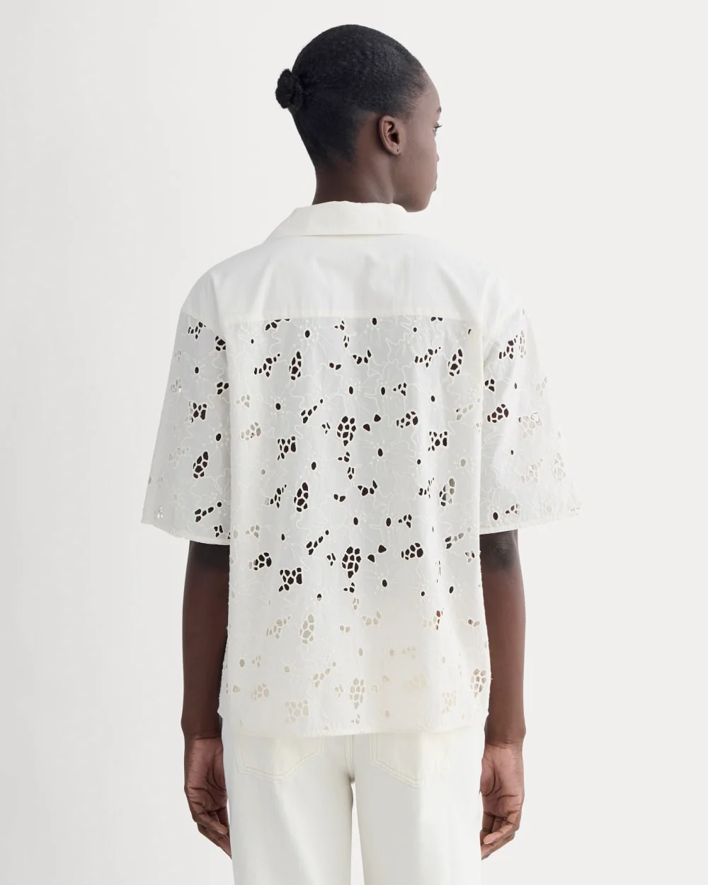 The Eyelet Camp Shirt | Bone - Image 5