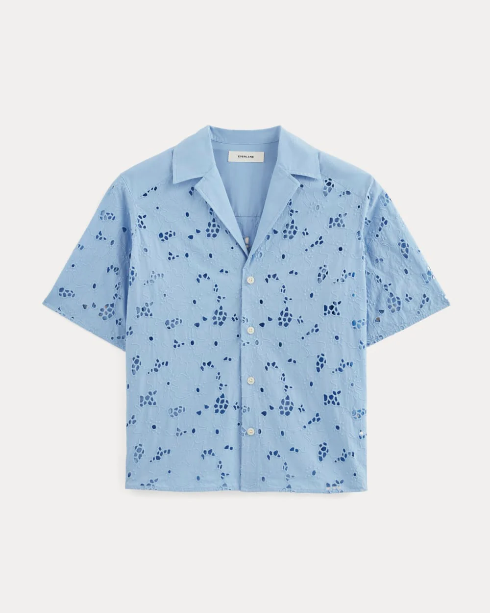 The Eyelet Camp Shirt | Sky Blue - Image 2