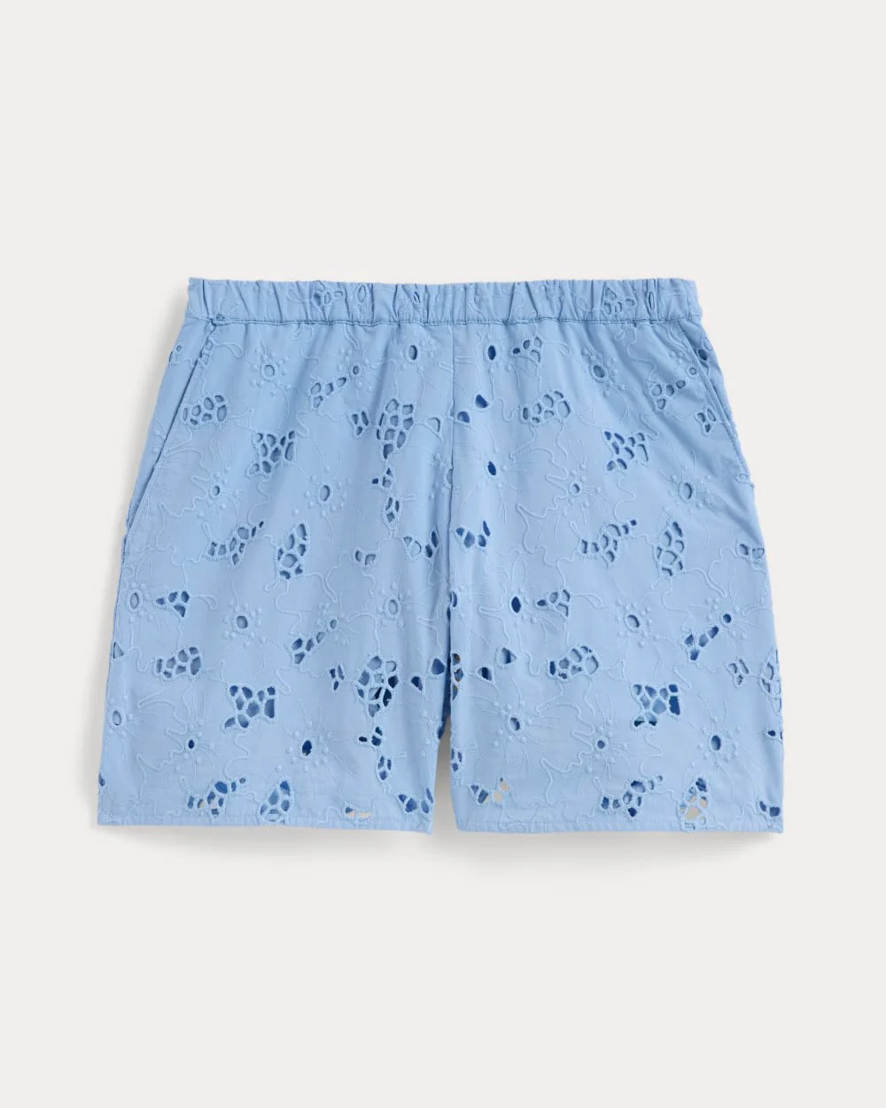 The Eyelet Pull-On Short | Sky Blue - Image 2