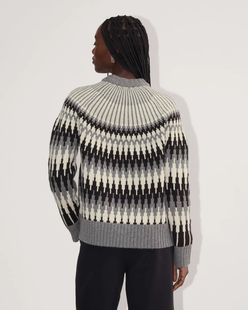 The Fair Isle Crew | Grey / Black Fair Isle - Image 5