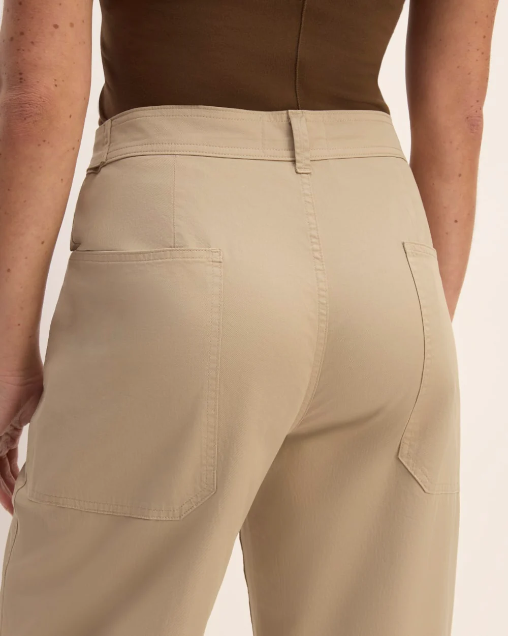 The Barrel Pant | Trench Coat Khaki - Image 5