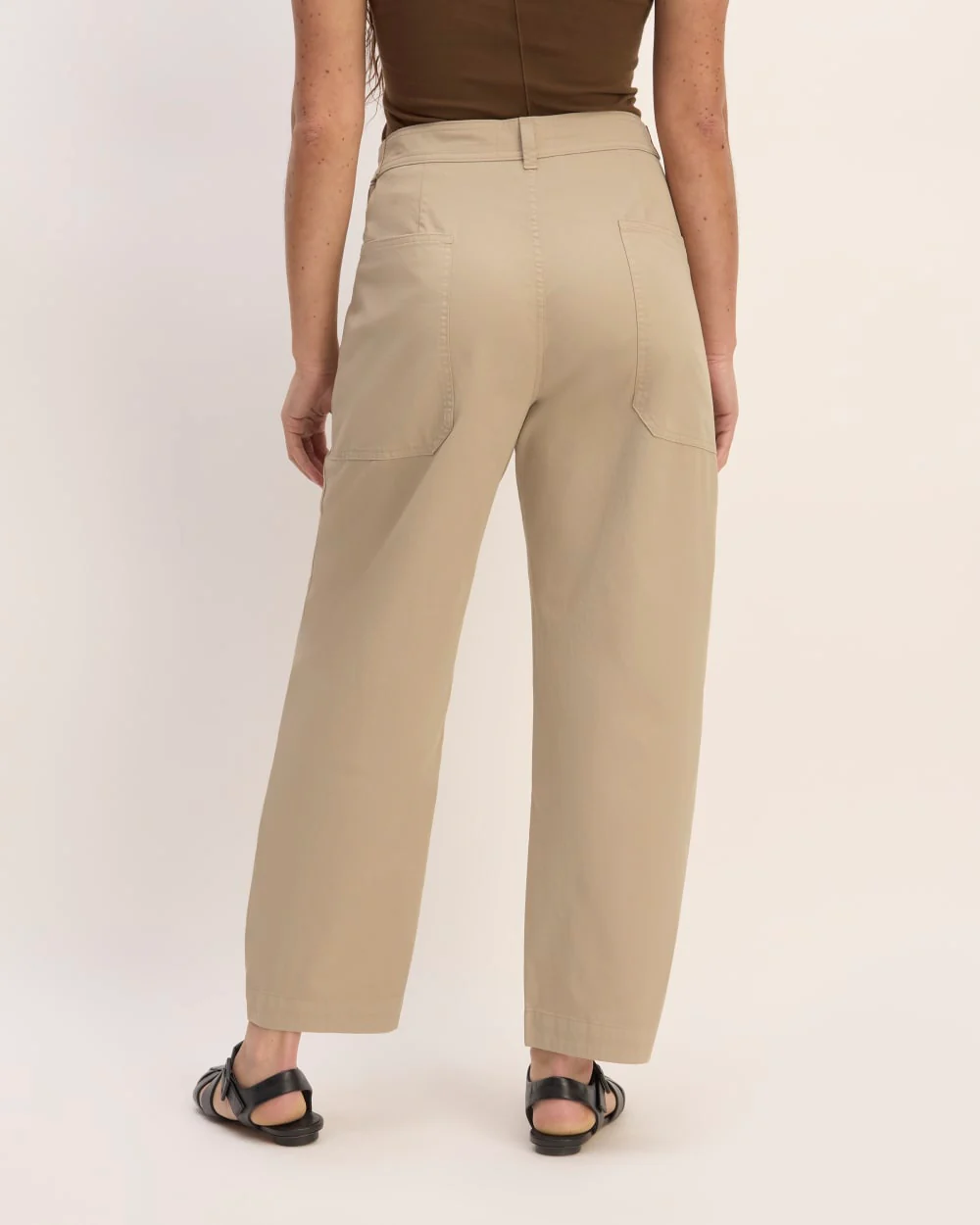 The Barrel Pant | Trench Coat Khaki - Image 6