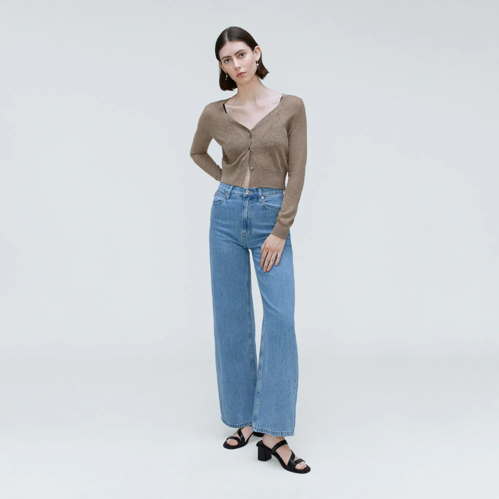 The Featherweight Alpaca Cardigan | Taupe Grey - Image 6