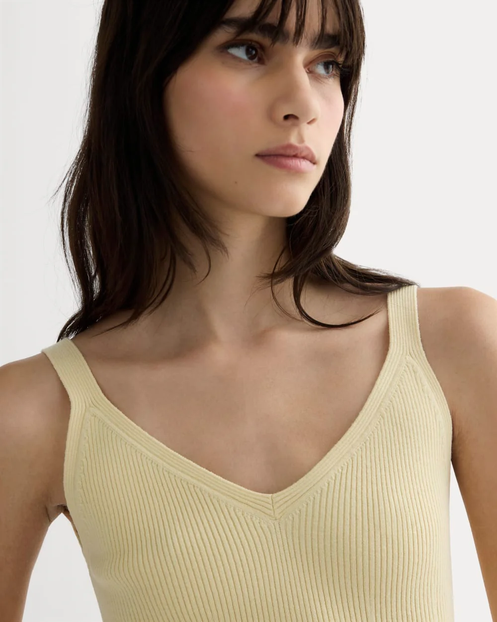The Fine Knit Cami | Banana Crepe - Image 4