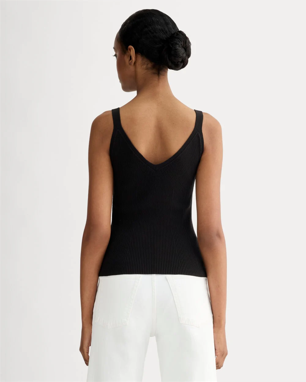 The Fine Knit Cami | Black - Image 5