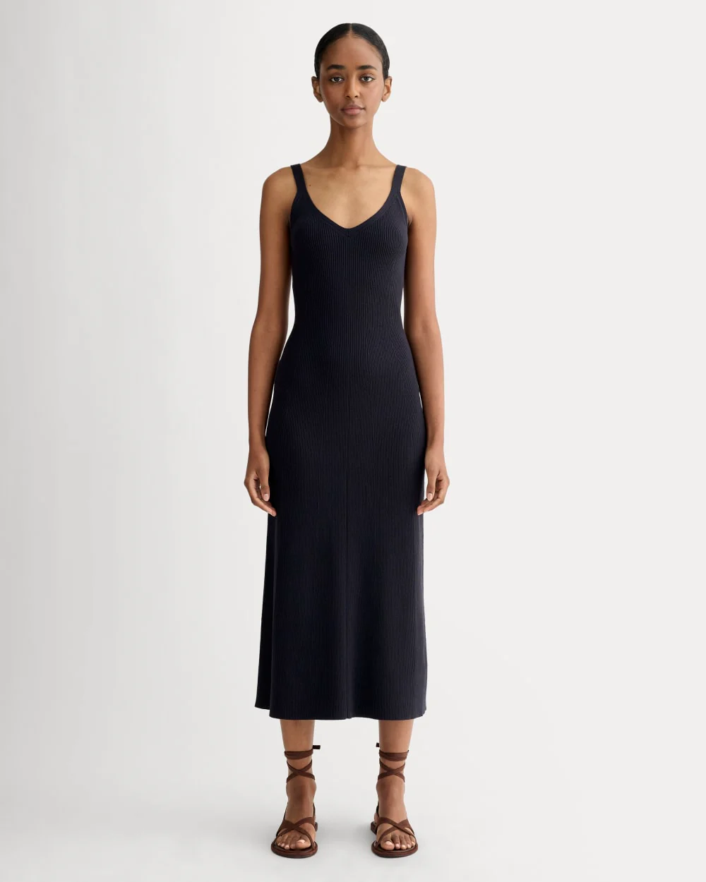 The Fine Knit Cami Dress | Navy