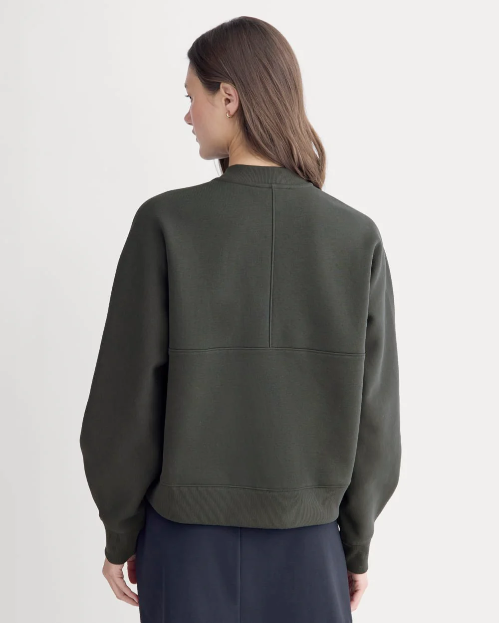Luxe Fleece Bomber Jacket | Washed Black - Image 5