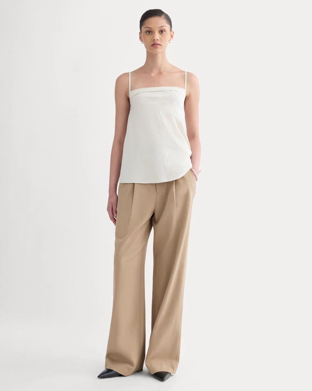 The Flowy Gauze Cami | Birch - Image 3