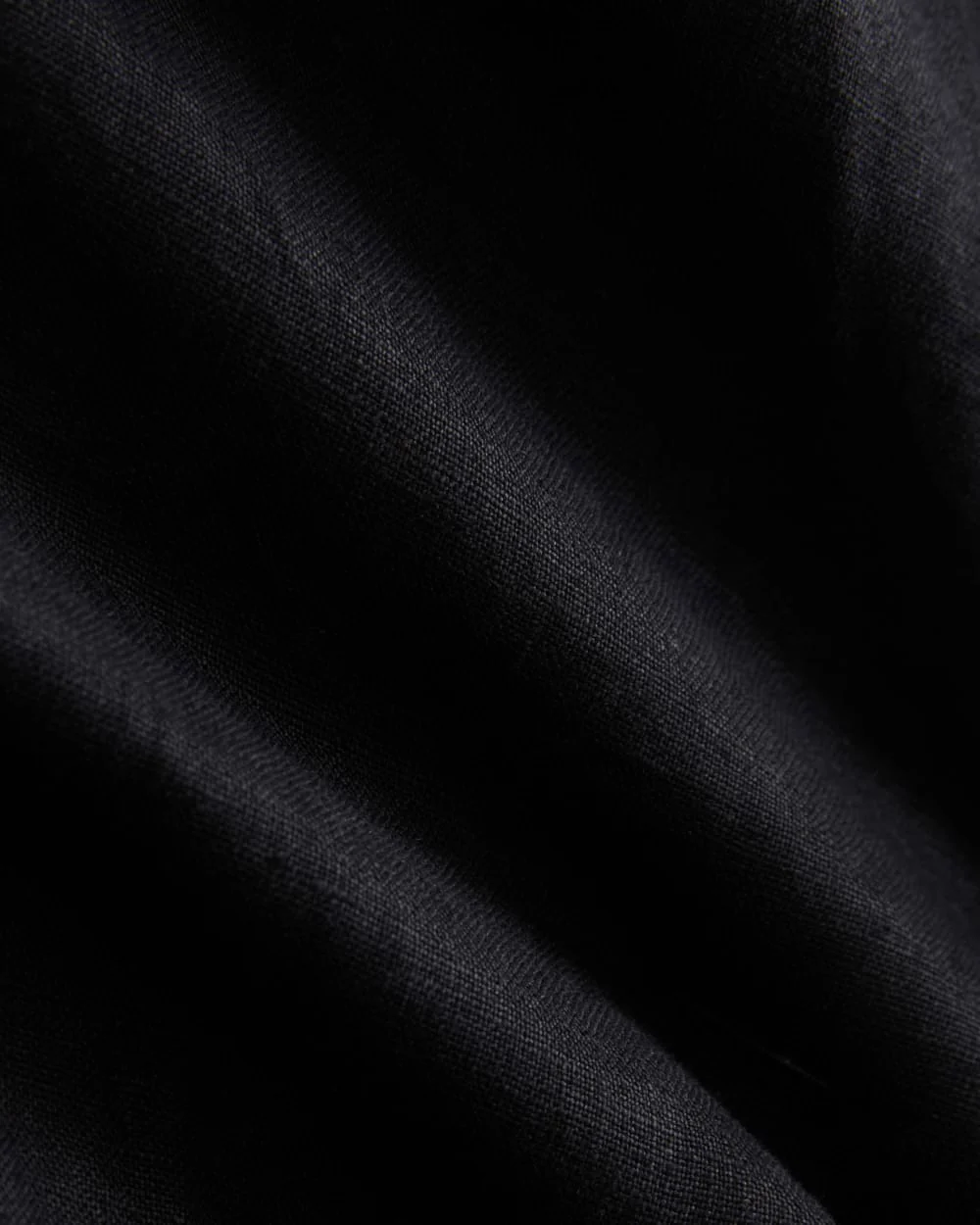 Flowy Short in Linen | Black - Image 7