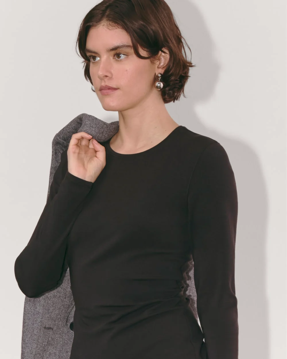 The Form Mini Dress | Black - Image 3