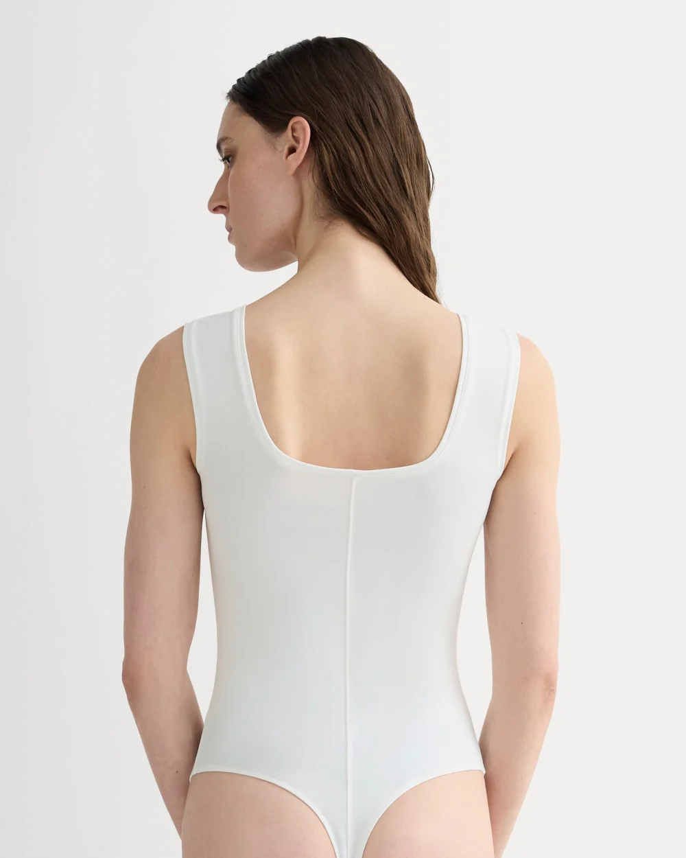 The Form Square-Neck Bodysuit | White - Image 4
