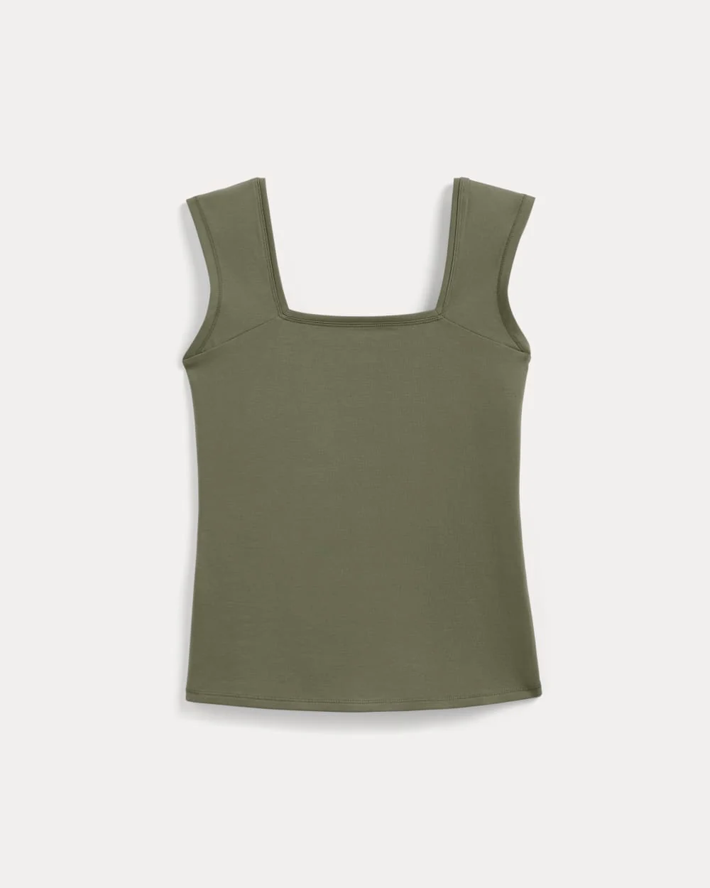 The Form Square-Neck Tank | Lichen Green - Image 2