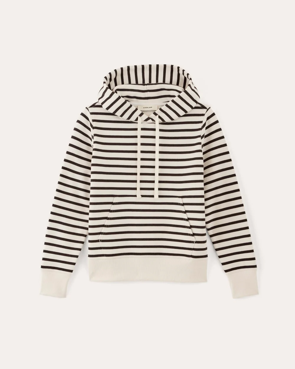 The Off-Duty Terry Hoodie | Bone / Black - Image 2