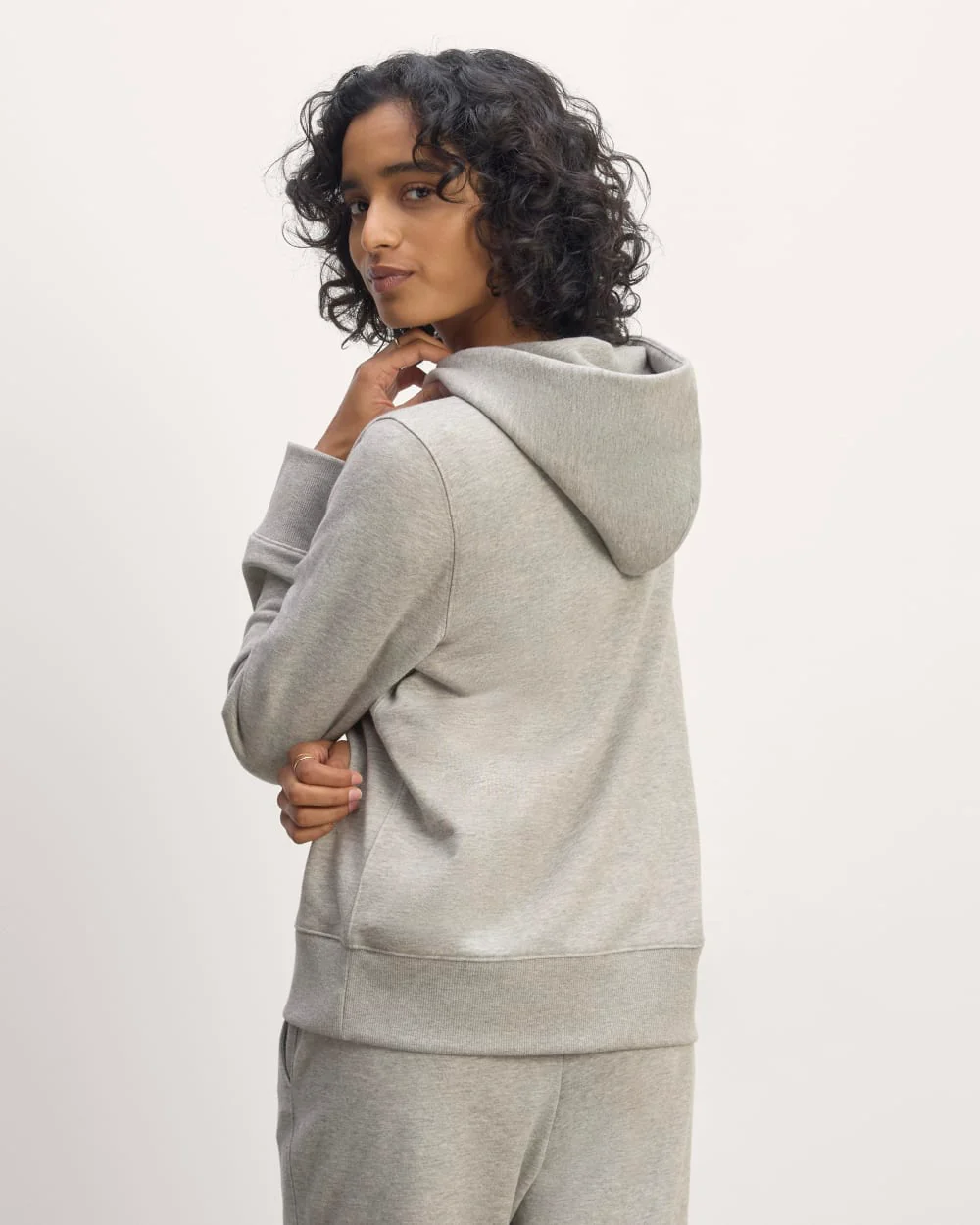 The Off-Duty Terry Hoodie | Heathered Grey - Image 6