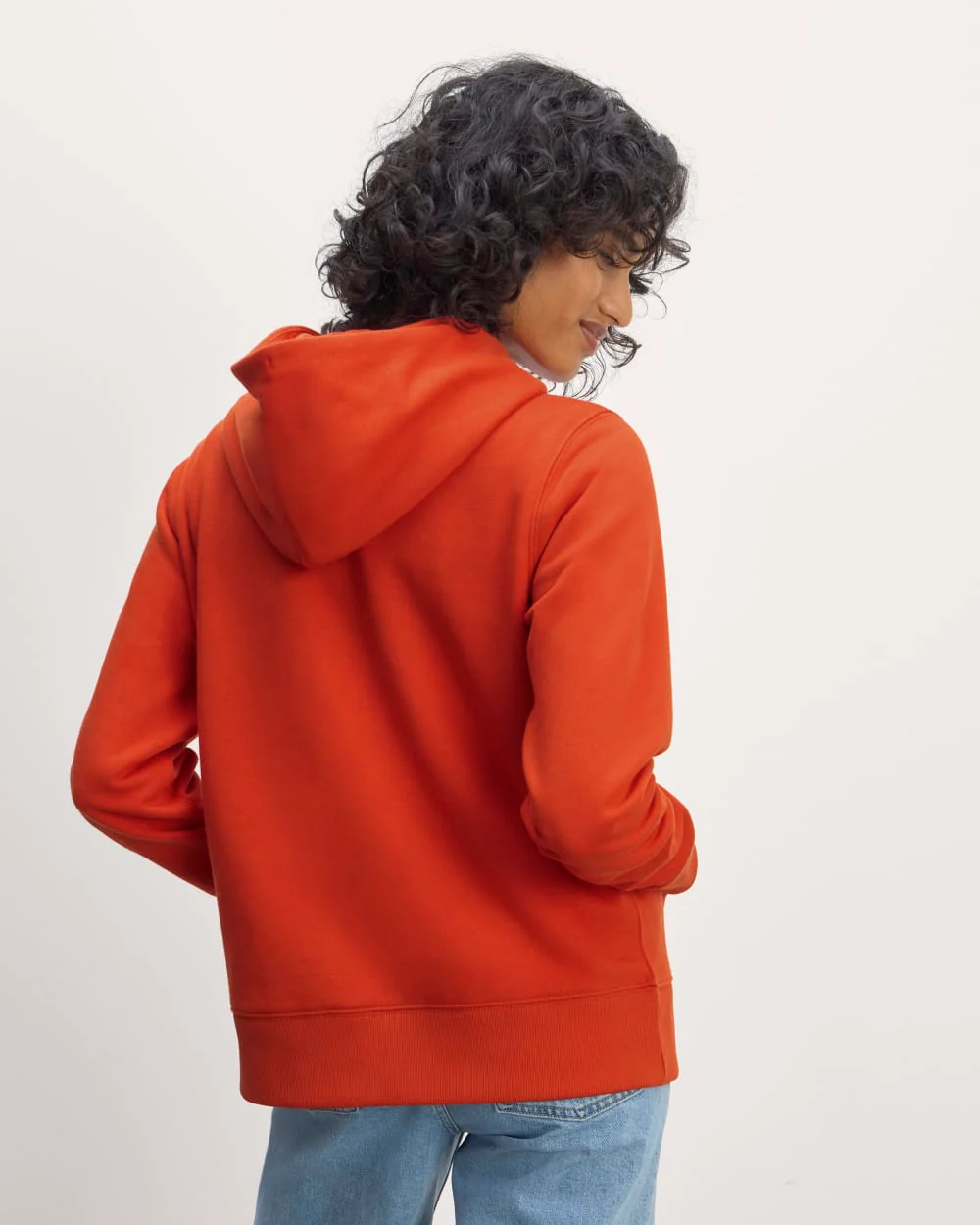 The Off-Duty Terry Hoodie | Poppy Red - Image 6