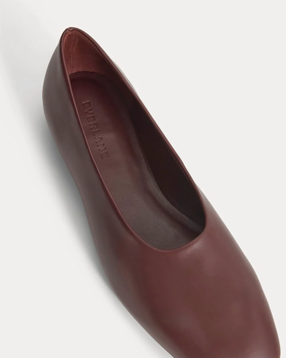 Gallery Square-Toe Flat | Burgundy - Image 7