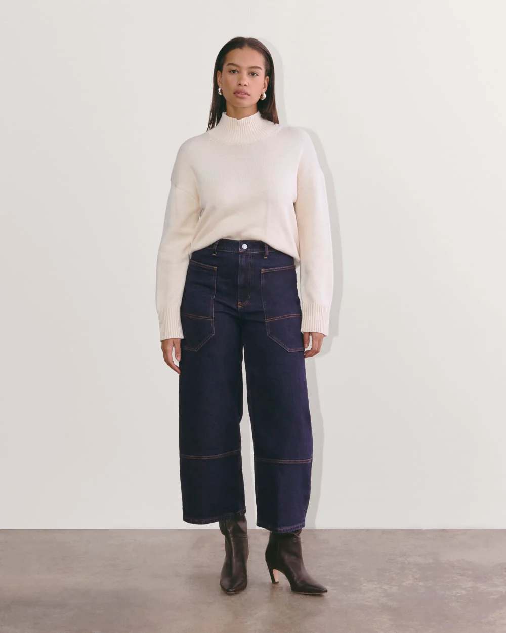 The Way-High® Gardener Cropped Jean | Deep Rinse - Image 7