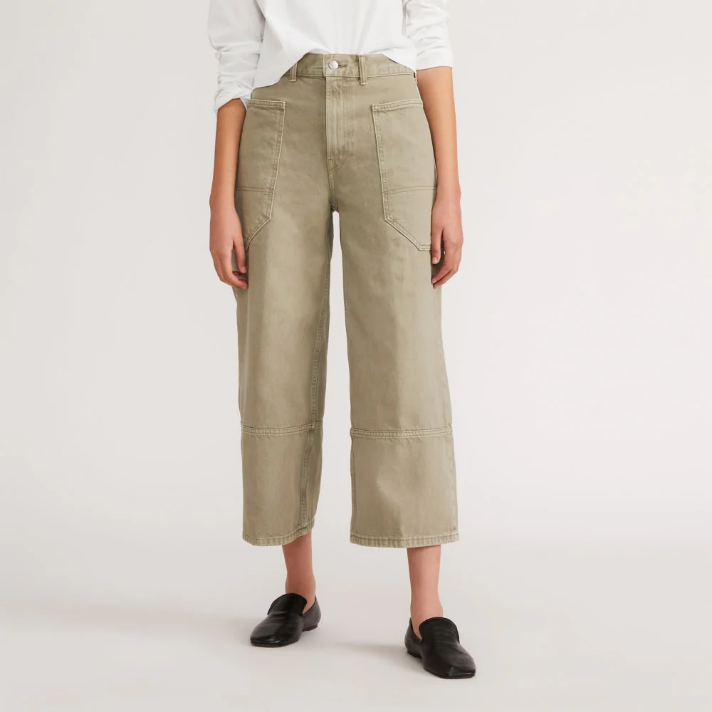 The Way-High® Gardener Cropped Jean | Moss - Image 3