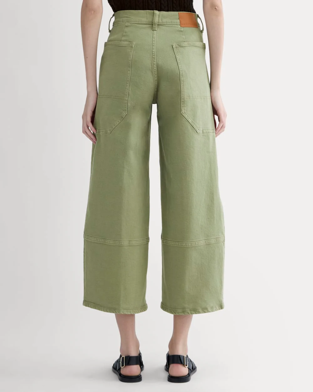 The Way-High® Gardener Cropped Jean | Oil Green - Image 5