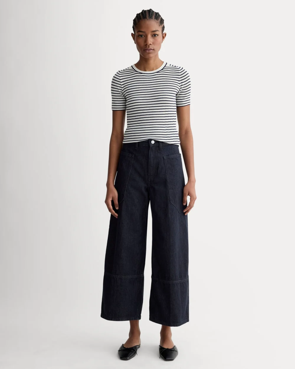 The Way-High® Gardener Cropped Jean | Dark Rinse