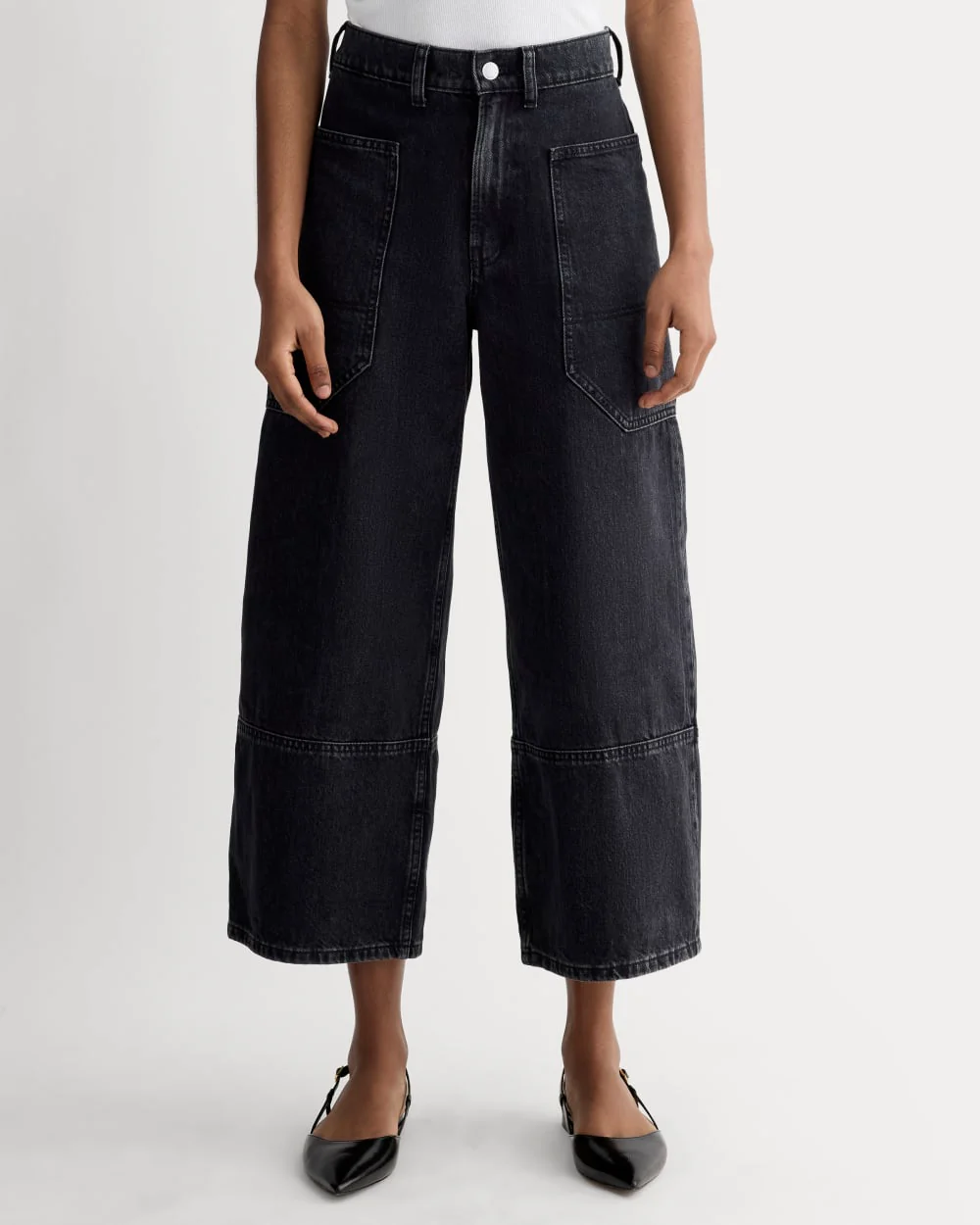 The Way-High® Gardener Cropped Jean | Washed Black - Image 3