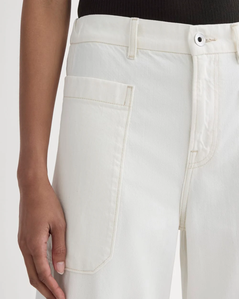 The Gardener Pull-On Jean | Bone - Image 4