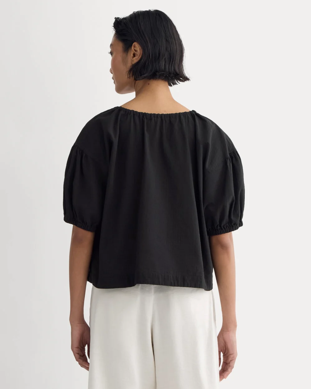 The Gauze Button-Up | Black - Image 5