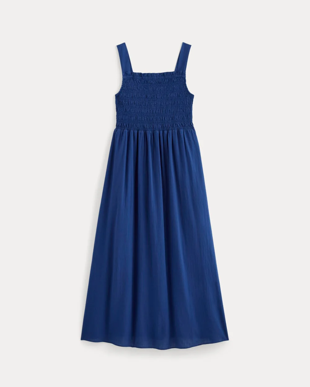 The Gauze Smock Dress | Mazarine Blue - Image 2