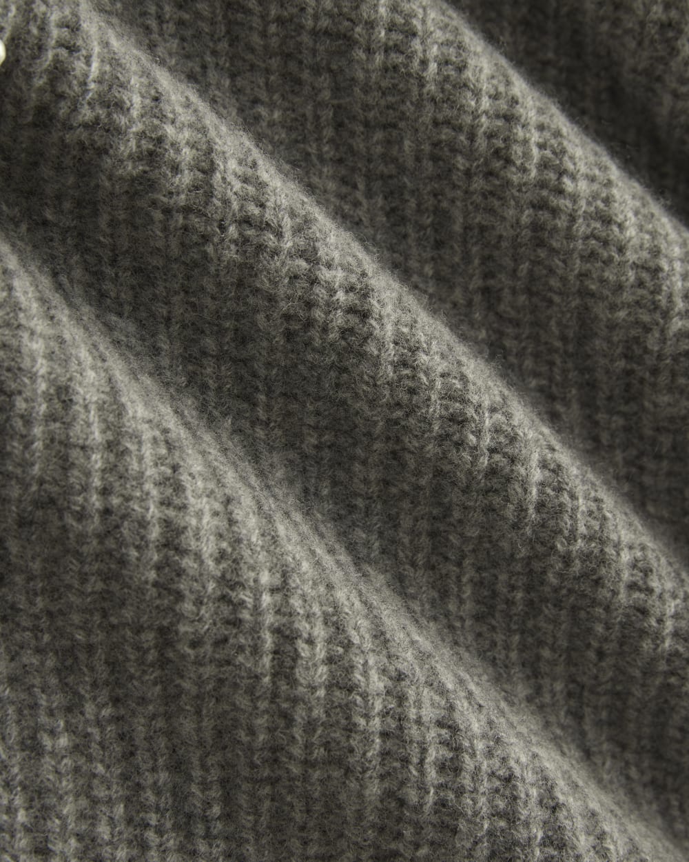 The Half-Zip Sweater in Luxe Merino |  Heathered Grey - Image 6