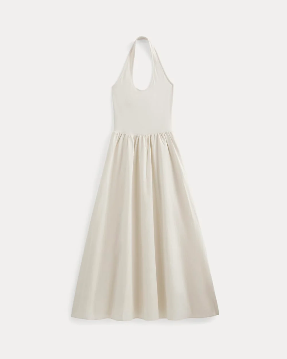 Halter Dress in Ultrasoft Cotton | Birch - Image 2