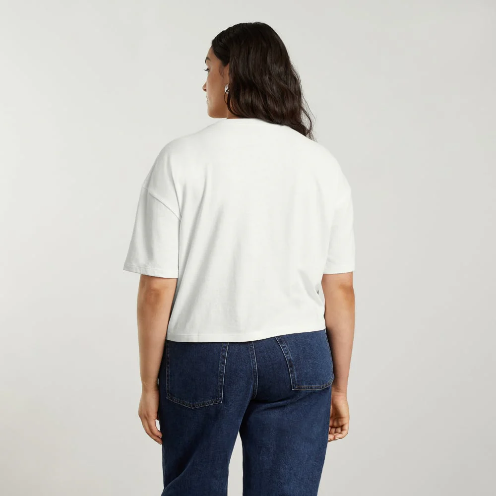 The Vintage Henley Hemp Tee | White - Image 4
