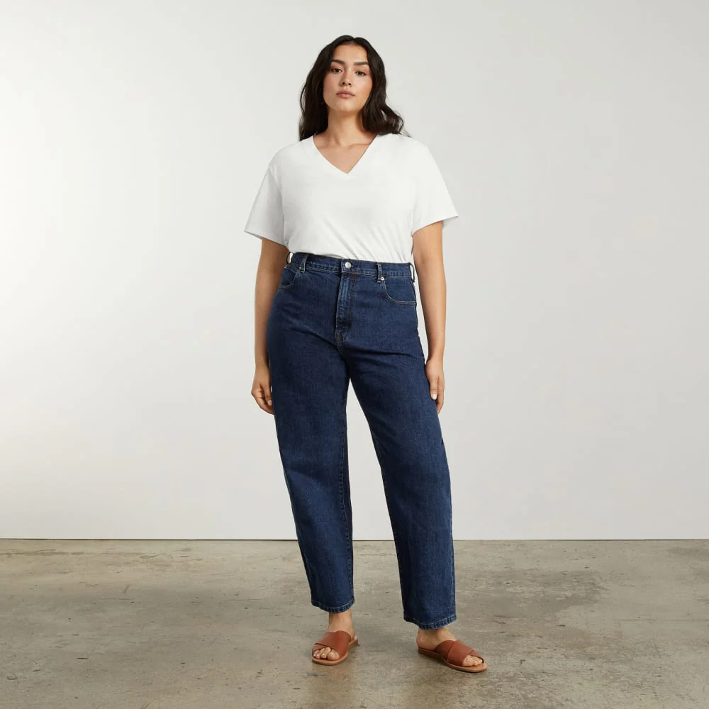 The Vintage V-Neck Hemp Tee | White - Image 4