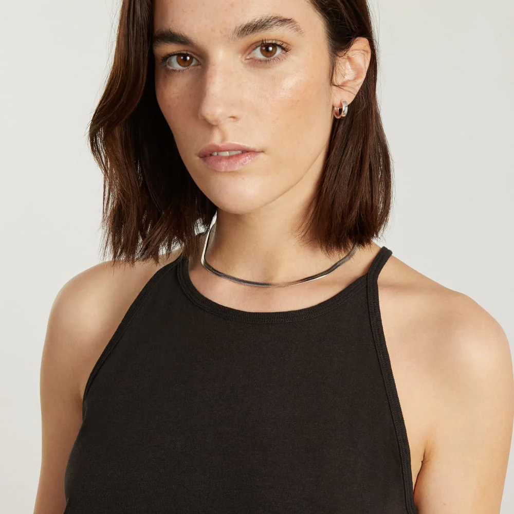 The Hemp Cutaway Tank | Black - Image 5